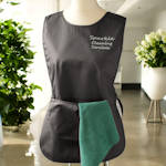 Personalised Tabard Grey Embroidered Workwear