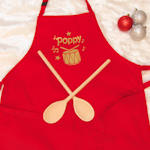 Personalised Childrens Christmas Aprons Little Drummer Music and Stars