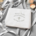 Christening Blanket Personalised Baptism Fleece Blanket
