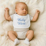 Name Baby Bib Embroidered Personalised Bib