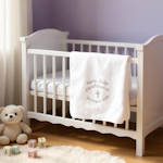 Christening Blanket Personalised Baptism Fleece Blanket