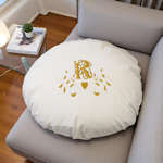 Round Cushion Personalised Embroidered Cushion
