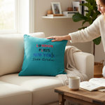 Personalised Cushion London Paris NY Embroidered Cushion