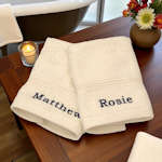 His and Hers Flannels Cotton Anniversary Face Cloths