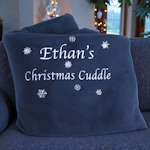 Christmas Throw Blanket Personalised Fleece Throw