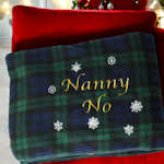 Christmas Throw Blanket Personalised Fleece Throw