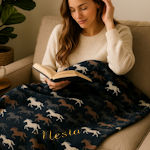 Horse Print Fleece