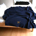 Personalised Throw Blanket Initialled Snuggle Blanket