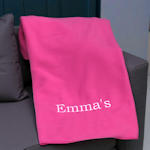 Fleece Throw Dark Pink