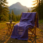 Personalised Embroidered Throw