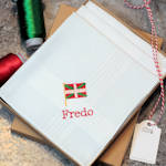 Basque Flag Handkerchiefs Spain Ikurrina Personalised Hanky