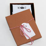 Mens White Cotton Pocket Square Custom Embroidered Initials & Emblem Motif