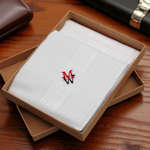 Custom Monogram Handkerchiefs Box Set Gents Personalised Combined Initials