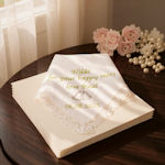 Ladies Keepsake Handkerchief Personalised Special Message Lace Hanky