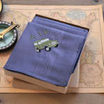 Mens Landrover Handkerchiefs OffRoader Hankies Gift Set of 3