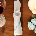 Personalised Dinner Napkin Damask Linen Table Napkin