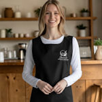 Business Logo Tabards Design and Embroidery Black Tabard