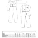 Childrens Personalised Overalls Coveralls Boilersuit Navy 12-13 yrs