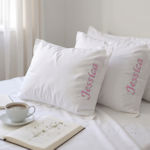 Oxford Egyptian Cotton White Pillow Set