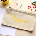 Personalised Pencil Case Canvas Pen & Pencilcase