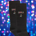 Music Gift Socks Mens or Womens Named Socks