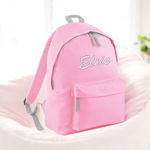 Personalised Pink Backpack Childrens School Rucksack
