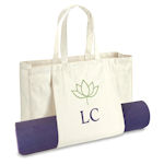 Natural Cotton Yoga Bag Personalised Yoga Gift