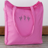 Wildflowers Cotton Bag Pink Shoulder Tote