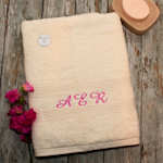 Cream Cotton Towel