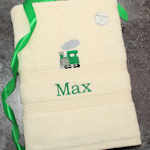 Train Towel Personalised Bath Towel