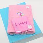 Personalised Swim Towel Set Unicorn Towel and Bag