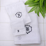 Personalised Monogram Towel Bale Bath Hand and Face Cloth