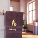 Personalised Yoga Towel Hot Yoga Pilates Fitness Towel