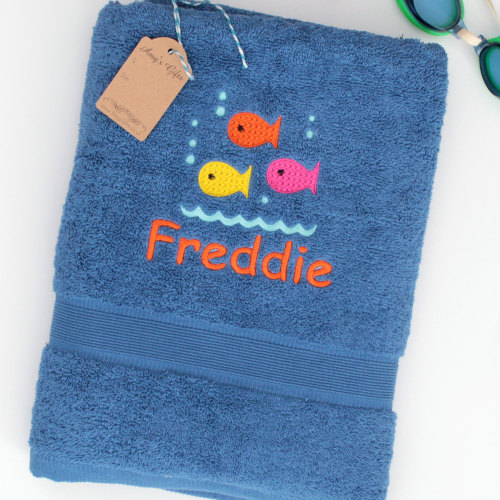 kids character beach towels